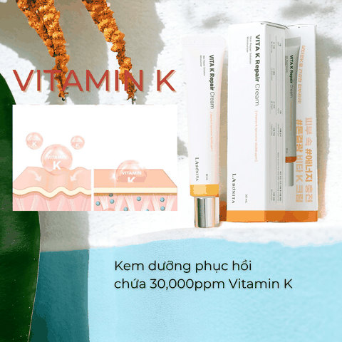 Kem dưỡng Labonita Vita K Repair Cream phục hồi dưỡng trắng sáng và trẻ hoá da treatment 30ml