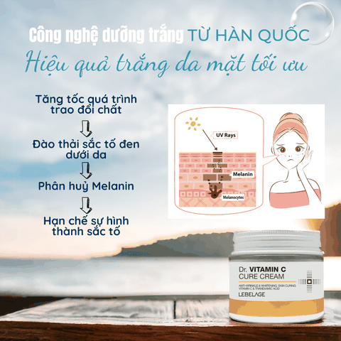Kem dưỡng Lebelage Cream dưỡng trắng sáng da cấp ẩm phục hồi hiệu quả 70ml Hàn Quốc