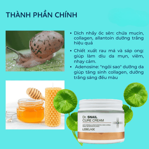 Kem dưỡng Lebelage Cream dưỡng trắng sáng da cấp ẩm phục hồi hiệu quả 70ml Hàn Quốc