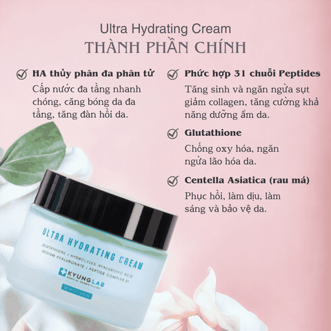 KyungLab kem dưỡng ẩm Ultra Hydrating chống lão hóa cấp ẩm phục hồi trẻ hoá da 50ml Hàn Quốc