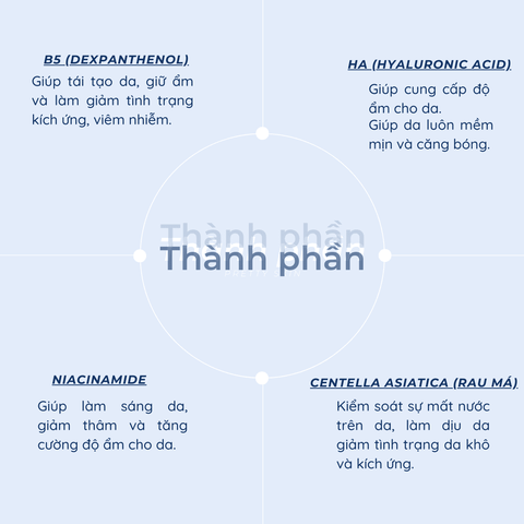 Kem dưỡng B5 Prettyskin Hydra B5 Derma Repair Cream dưỡng ẩm da mặt phục hồi da Hàn Quốc Chính hãng 52ml