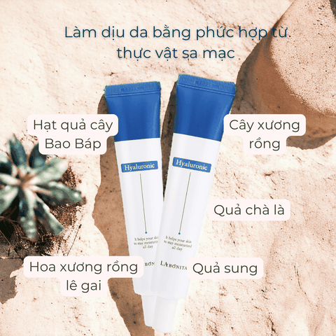 Kem dưỡng HA LaBonita Vital Hyaluronic Cream dưỡng ẩm phục hồi tái tạo tế bào da 50ml Hàn Quốc chính hãng