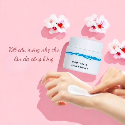 Kem dưỡng Meishoku Repair & Balance Cream dưỡng ẩm da dịu nhẹ cho da nhạy cảm Nhật Bản 45g