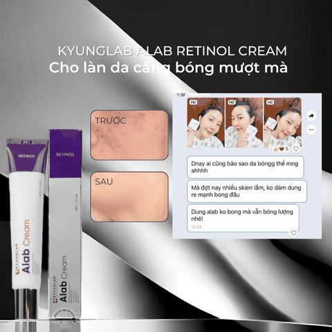 Kem retinol KyungLab alab retinol cream phục hồi da chống lão hoá tái sinh làn da trở lại 30ml Hàn Quốc