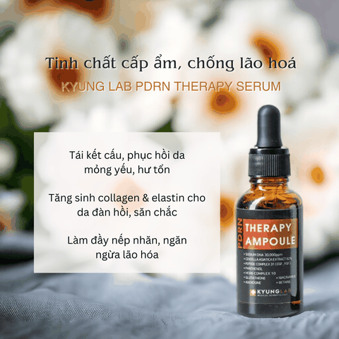 Serum KyungLab HA B5 dưỡng ẩm giảm mụn trắng da mờ thâm sạm nám phục hồi chống lão hoá Kyung Lab Hàn Quốc