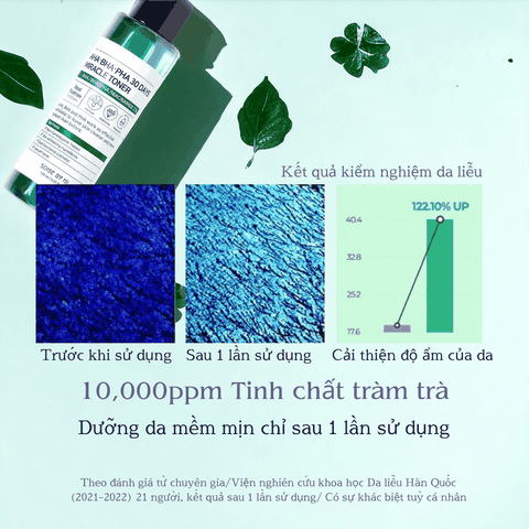 Nước Hoa Hồng Some By Mi làm sạch da dầu mụn trong 30 ngày AHA BHA PHA 30 Days Miracle Toner 150ml (HSD: 26/07/2025)
