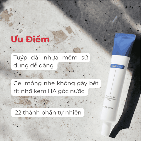 Kem dưỡng HA LaBonita Vital Hyaluronic Cream dưỡng ẩm phục hồi tái tạo tế bào da 50ml Hàn Quốc chính hãng