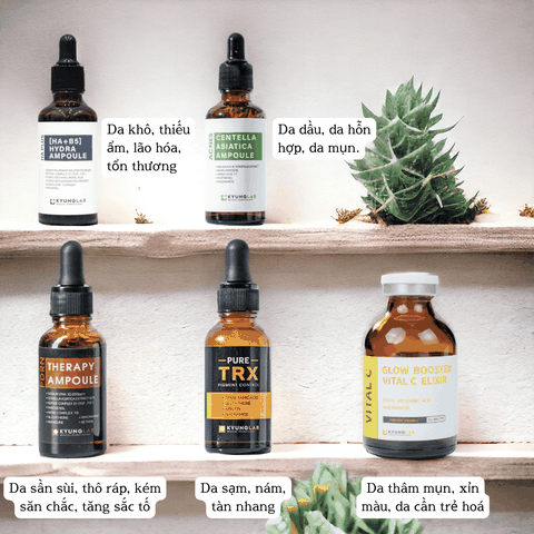 Serum KyungLab HA B5 dưỡng ẩm giảm mụn trắng da mờ thâm sạm nám phục hồi chống lão hoá Kyung Lab Hàn Quốc