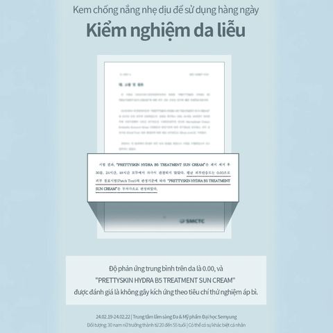 Kem chống nắng nâng tone Prettyskin Multi Hydra B5 Treatment Sun Cream dành cho da dầu mụn SPF50+ 50ml