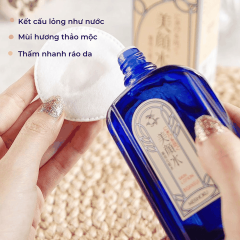 Nước Hoa Hồng giảm mụn Meishoku Bigansui Skin Lotion ngừa mụn cho da dầu mụn Nhật Bản 90ml