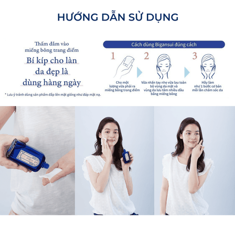 Nước Hoa Hồng giảm mụn Meishoku Bigansui Skin Lotion ngừa mụn cho da dầu mụn Nhật Bản 90ml