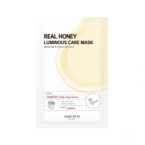 Some By Mi Mặt nạ giấy Real Honey Luminous Care Mask 20g