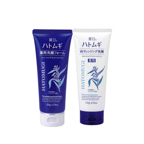 Sữa rửa mặt Hatomugi Cleansing Facial Foam chiết xuất ý dĩ dưỡng ẩm dưỡng trắng da Nhật Bản 130g 170g