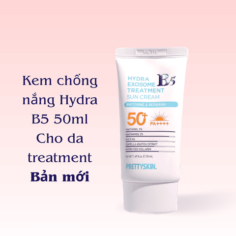 Kem chống nắng nâng tone Prettyskin Multi Hydra B5 Treatment Sun Cream dành cho da dầu mụn SPF50+ 50ml