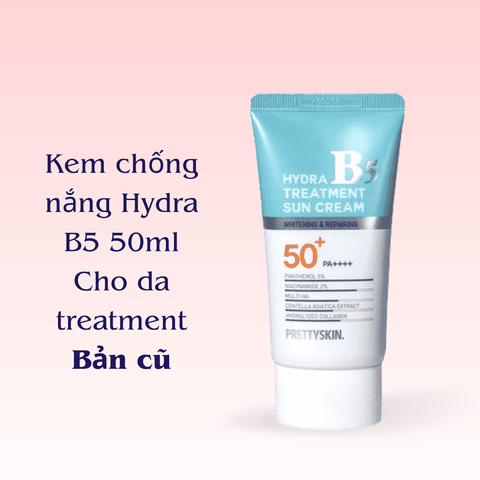 Kem chống nắng nâng tone Prettyskin Multi Hydra B5 Treatment Sun Cream dành cho da dầu mụn SPF50+ 50ml