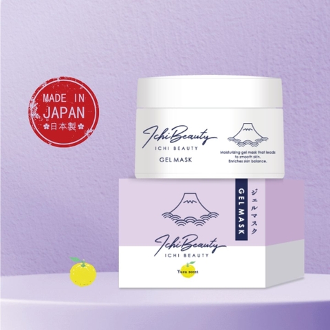 Kem trắng da mặt Ichi Beauty Gel Mask dưỡng ẩm dưỡng trắng da với Vitamin C và Niacinamide Nhật Bản 40ml (HSD: 28/07/2025)