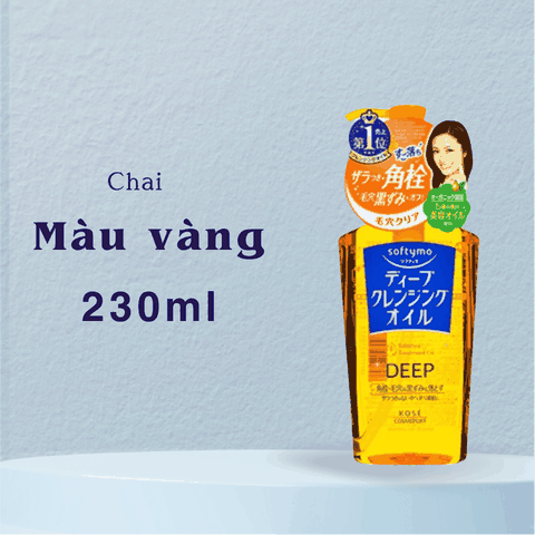 Nước tẩy trang Dầu tẩy trang Kose Softymo Cleansing sạch sâu dịu nhẹ an toàn cho mọi loại da Nhật Bản