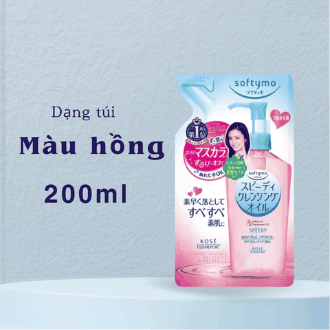 Nước tẩy trang Dầu tẩy trang Kose Softymo Cleansing sạch sâu dịu nhẹ an toàn cho mọi loại da Nhật Bản