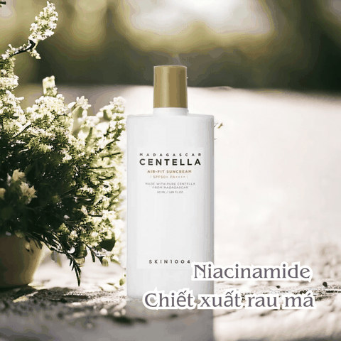 Kem chống nắng Skin1004 Madagascar Centella Air-Fit Suncream Plus 50ml nâng tone và làm dịu da Chính hãng