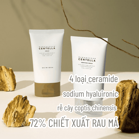 Kem Dưỡng Ẩm Chiết Xuất Rau Má Skin1004 Madagascar Centella 75ml cho da dầu mụn và nhạy cảm Chính hãng Hàn Quốc
