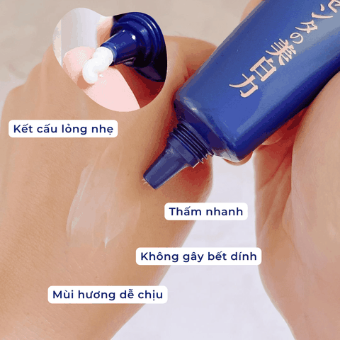 Kem mắt giảm thâm Meishoku Whitening Eye Cream dưỡng mắt giảm quầng thâm chống lão hóa tan bọng Nhật Bản