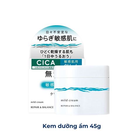 Kem dưỡng Meishoku Repair & Balance Cream dưỡng ẩm da dịu nhẹ cho da nhạy cảm Nhật Bản 45g