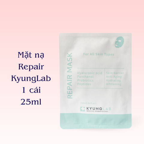 Mặt nạ KyungLab Repair và Retinol Peptide Mask cấp ẩm mờ thâm dưỡng trắng phục hồi và tái tạo da 25ml