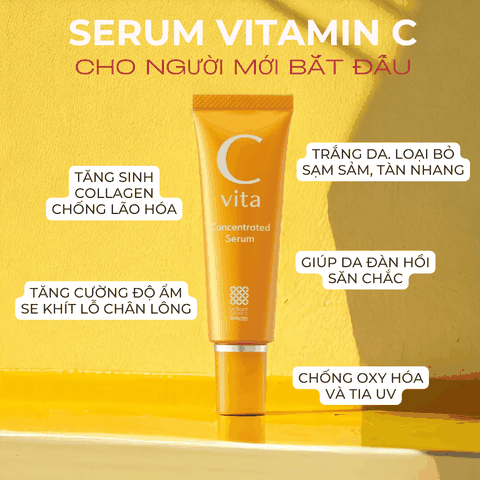 Vitamin C Serum và Lotion Meishoku C Vita dưỡng trắng da dưỡng ẩm tự nhiên từ cam Yuzu Nhật Bản