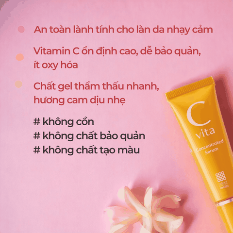 Vitamin C Serum và Lotion Meishoku C Vita dưỡng trắng da dưỡng ẩm tự nhiên từ cam Yuzu Nhật Bản