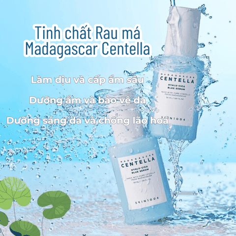 Tinh Chất Cấp Ẩm, Dưỡng Trắng Skin1004 Hyalu Cica Rau Má Madagascar Centella Serum 50ml Chính hãng (HSD: 28/09/2025)