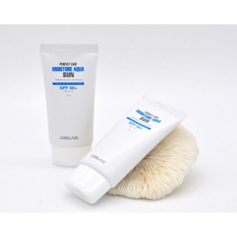 Kem Chống Nắng Lebelage Perfect Care Moisture Aqua Sun 50g SPF 50+ PA++++ (HSD: 15/11/2025)