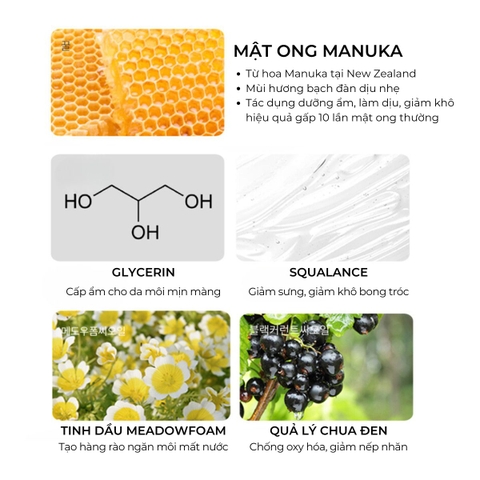 Son dưỡng có màu YNM Candy Honey Lip Balm dưỡng ẩm giúp môi mềm mại căng bóng Hàn Quốc 3g - Màu Đỏ Rượu Crimson Chili (HSD: 18/07/2025)