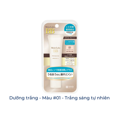 Kem lót kiềm dầu Meishoku Moist-Labo BB che khuyết điểm dưỡng makeup lót trang điểm chống nắng cho da dầu da khô