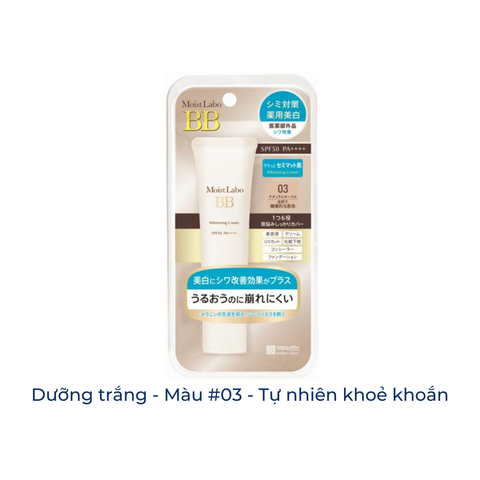Kem lót kiềm dầu Meishoku Moist-Labo BB che khuyết điểm dưỡng makeup lót trang điểm chống nắng cho da dầu da khô