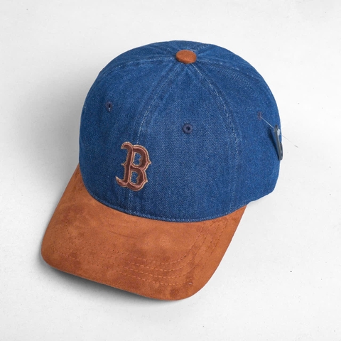 CAP MLB NY DENIM SUEDE TOUCH NAVY BROWN