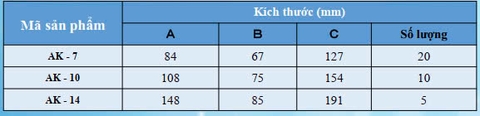 Khớp nối 90 độ cùng mặt phẳng AK-10