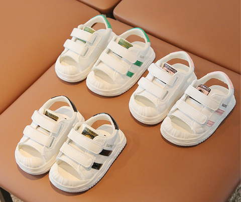 235 Một đôi giày sandal Hàn Quốc cho bé trai mùa hè 0-3 tuổi giày trẻ mới biết đi đế mềm cho bé gái giày trẻ mới biết đi hợp thời trang 2