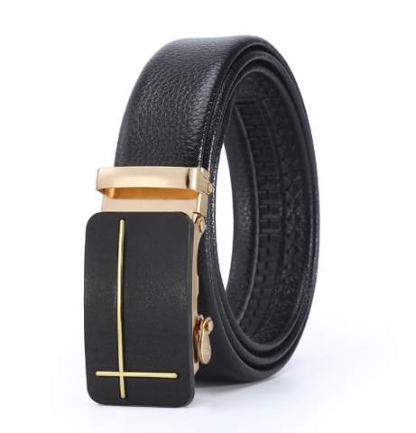 Thắt Lưng Da Nam Khóa Tự Động, da PU cao cấp