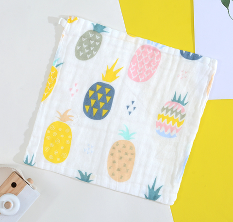 khăn sữa xô 25x25cm (phối màu)