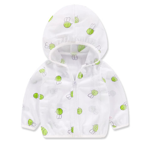 236 Áo khoác chống nắng trẻ em mùa hè mới quần áo da bé trai bé gái quần áo chống nắng ngoài trời thoáng khí và nhẹ