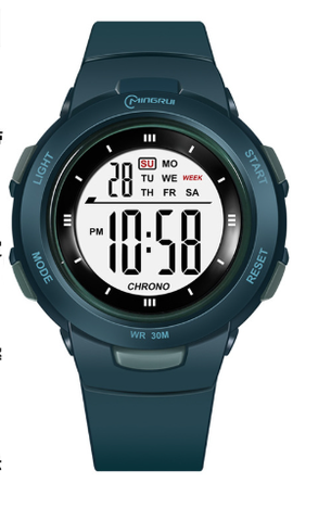 Đồng hồ học sinh MINHRUI 276 xanh đậm