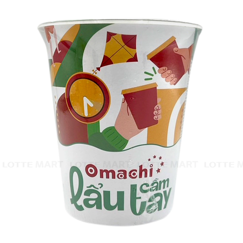 Mì Omachi lẩu nghêu nấm rong biển ly 63g