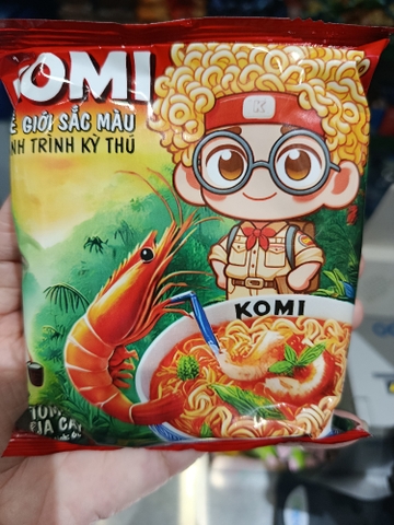 Mì Komi tôm chua cay gói 60g