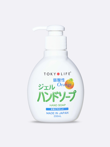 Nước rửa tay dạng gel hương cam Tokyo Life chai 200ml