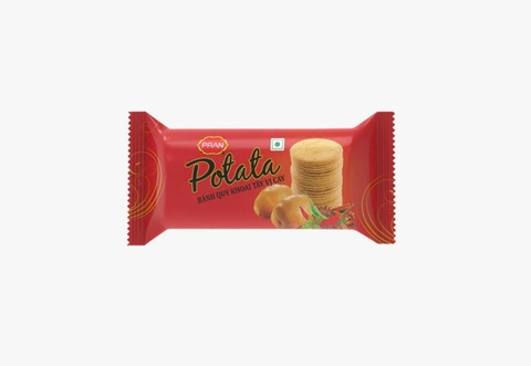 Bánh quy khoai tây vị cay Pran Potata gói 70g