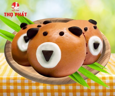 Bánh Bao Con Gấu Socola Thọ Phát 50g