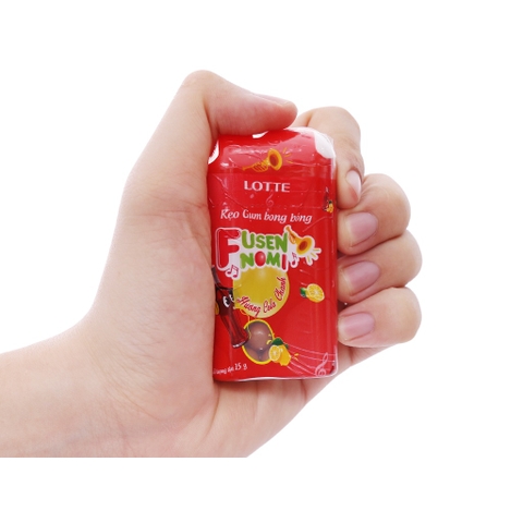 Kẹo gum Fusennomi hương dâu Lotte hộp 14g