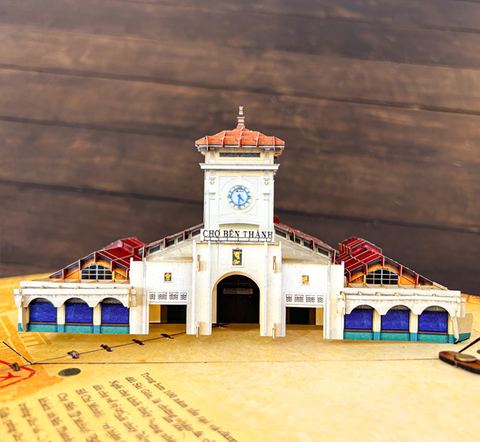 Thiệp 3D Chợ Bến Thành