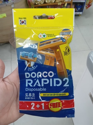 Dorco Rapid 2 Razor 1pcs