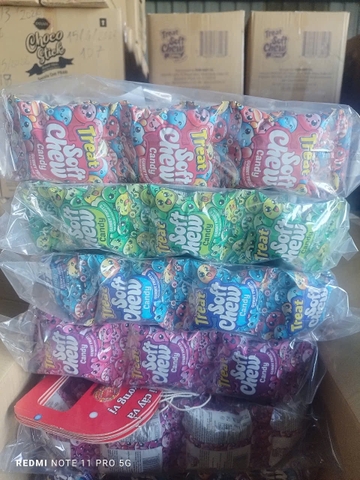 Kẹo dẻo cốm nổ Treat soft chew gói 20g